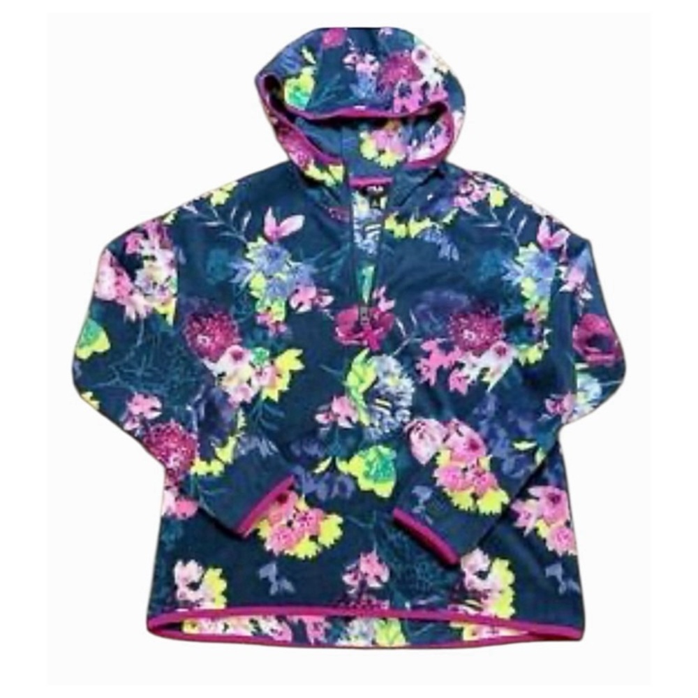 Fila Sport Fleece Pullover Colorful Quarter-Zip Pullover Size Small